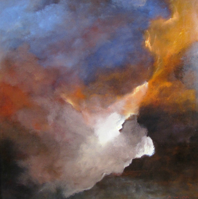 'Gathering Fury,' 2008, oil on canvas
