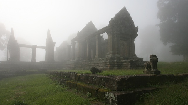 CAMBODIAN TERRITORY. A picture made available on 11 November 2013 shows the Preah Vihear temple covered by fog at the Cambodian-Thai border in Preah Vihear province, Cambodia, 18 July 2012. EPA/Mak Remissa