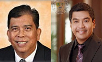 Camarines Sur Rep. Arnulfo Fuentebella and Governor L-Ray Villafuerte