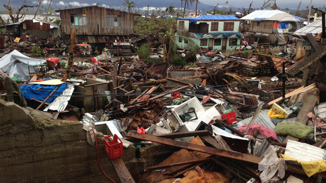 AFTERMATH. Typhoon Pablo brought tremendous destruction in Davao Oriental.