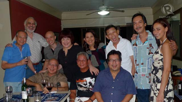 BONDED FOREVER. You can tell that even after so many years, we are still a solid group, always making an effort to still stay in touch and get together. These people have been my most loyal and solid friends through the years, including all the others who made up the Champoy family: (not in pic) Peque Gallaga, Ronnie Lazaro, Joel Torre, and Mel Villena, our musical director.