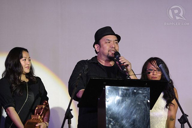Christopher Ad Castillo and sisters accepted the posthumous honor given to their dad, Celso Ad Castillo