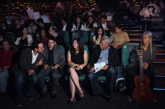 Front row discussions