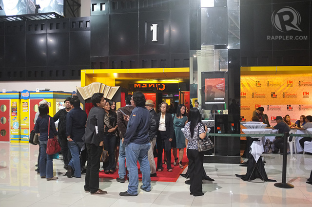 Outside the theater at Market! Market! in Bonifacio Global City