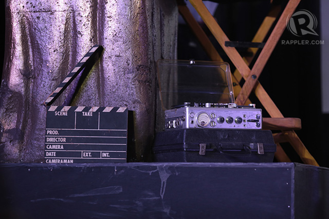 Props on display inside the theater