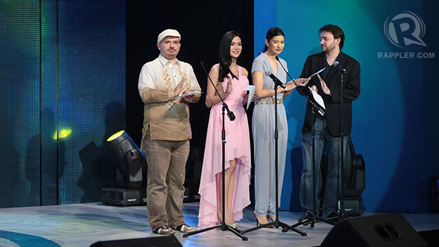 Paolo Bertolin, Erich Gonzales, Assunta de Rossi and Stephen Cremin present the final batch of awards