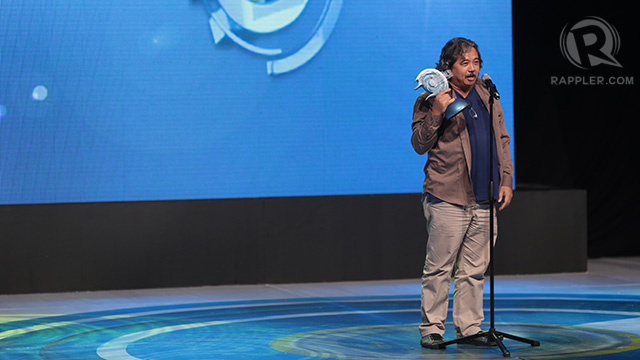 Special Jury Prize winner Arnel Mardoquio for 'Ang Paglalakbay ng mga Bituin sa Gabing Madilim'