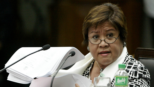 WRONG USE. De Lima said the writ of amparo should not have been sought in the case of Jaime Aquino's son.