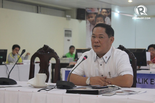 MORE CLASSROOMS. LIBRARIES. Education Assistant Secretary Jesus Mateo. File photo by Jee Geronimo/Rappler 