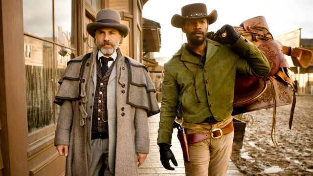 UNLIKELY BUDDIES. Christoph Waltz and Jaime Foxx are avenging angels in ‘Django Unchained.' Photo from Columbia Pictures