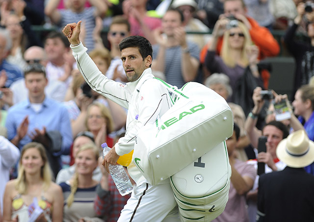 Novak Djokovic has every Grand Slam except for the French Open. Photo by EPA/Gerry Penny.