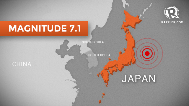 Japan earthquake 7 1