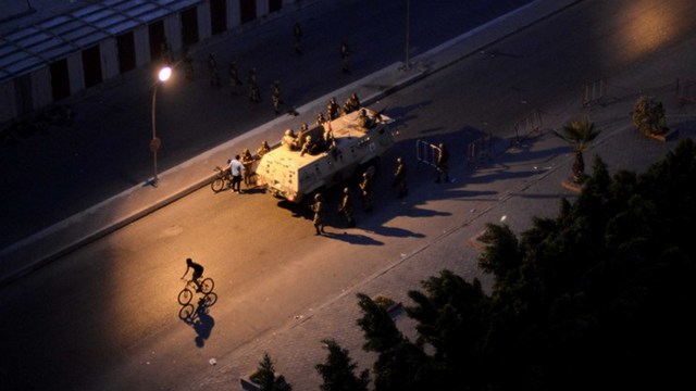 'WAVE OF TERRORISM.' A file photo of Egyptian soldiers. File photo by AFP photo/Mohamed El-Shahed 