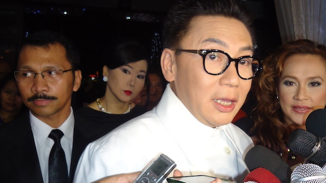 UPSET. "El Presidente" actor E.R. Ejercito wants to change the MMFF charter. Photo by Jerald Uy