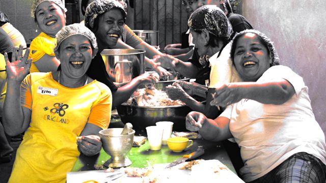 OLD-SCHOOL STYLE. ‘Bayanihan’ may be an old Filipino concept, but it has brought new life to the schools and communities of Blue Plate for Better Learning. 