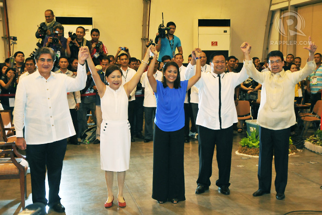 CEREMONIAL PROCLAMATION. Nancy Binay was ceremonially proclaimed senator last Saturday after skipping her proclamation because of the lack of votes canvassed. Photo by Rappler/Roy Lagarde