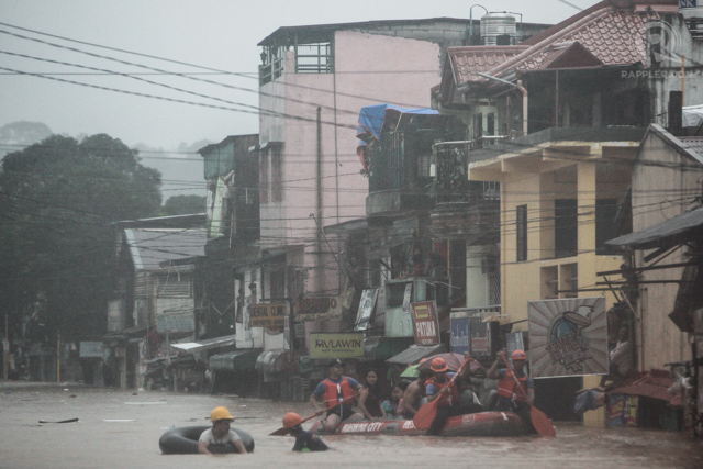 FLOODS. During rainy season, flooding in particular areas in the Philippines devastates lives and industries. Photo by John Javellana