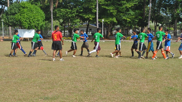 CHARACTER BUILDING. More than the skills, ‘Football for Peace’ aims to instill values of teamwork, fair play, discipline and camaraderie. CHARACTER BUILDING. More than the skills, ‘Football for Peace’ aims to instill values of teamwork, fair play, discipline and camaraderie.