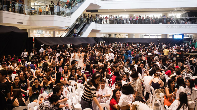 The holding area at the new wing of Glorietta