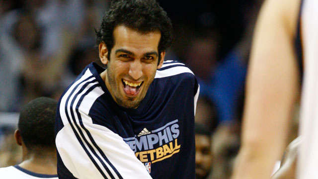 BIG MAN FROM IRAN. Haddadi will be back to dominate Asian foes again. Photo by EPA/Mike Brown.