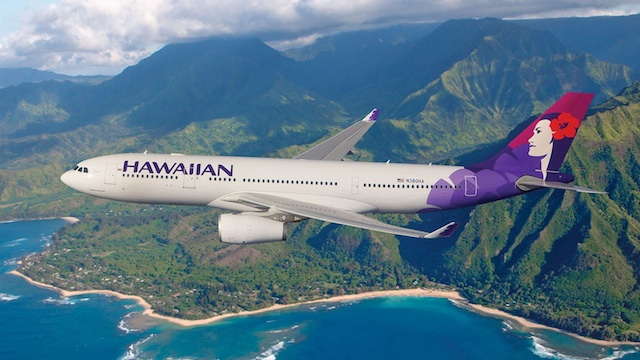 'FREE FLIGHT'. A 16-year-old boy endured freezing temperatures and a lack of oxygen in the wheel well of a Hawaiian Airlines plane on Monday. File photo courtesy of Hawaiian Airlines