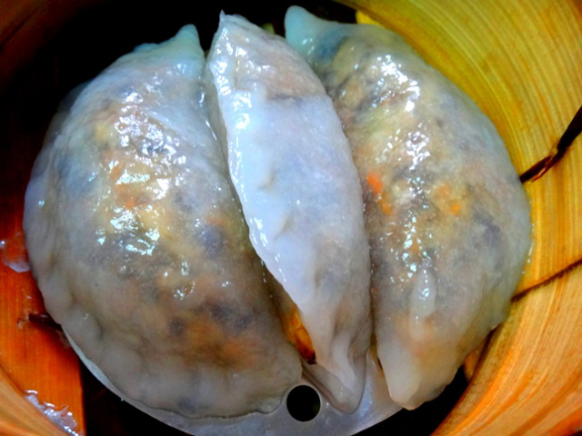STEAMED VEGETABLE DUMPLINGS. Steaming is one healthy and still tasty way to prepare your food. Dumplings symbolize prosperity.