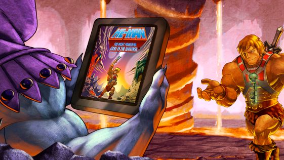 CAN'T STOP HIM. From cartoons, to movies, to games, He-man will live to 100. Image from the He-man Facebook page