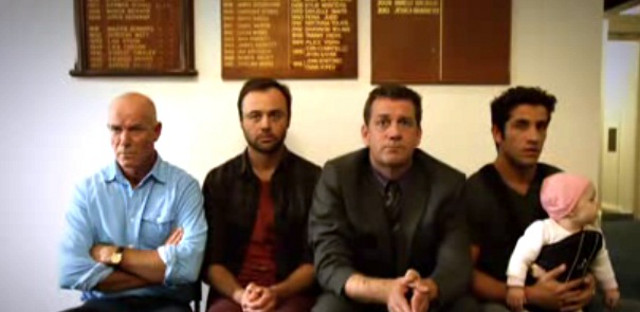 HELP WIFEY, GET NONE? A still from a Australian show 'House Husbands.' Screen grab from YouTube (channelnine)