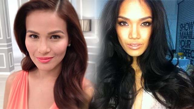 CELEBRITY FAVORITE. Actress Iza Calzado and Ford supermodel Danica Magpantay (Lala's daughter) in makeup by Lala. Photos courtesy of Victoria Herrera