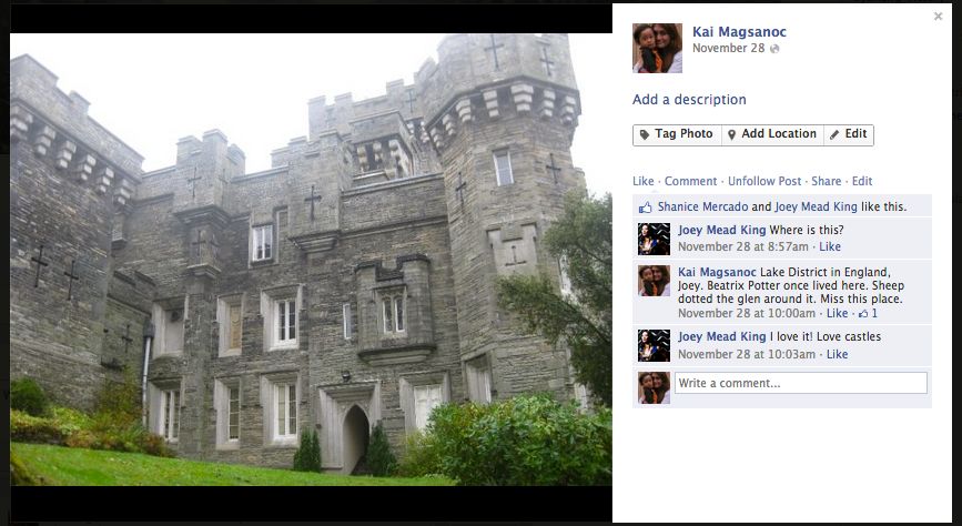Screenshot from Facebook