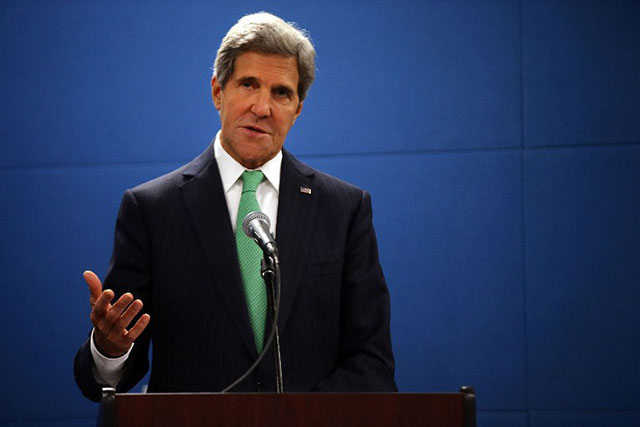 QUICKLY. US Secretary of State John Kerry hopes the chemical weapons can be removed from the region as rapidly as possibly. File photo by AFP/Spencer Platt/Getty Images
