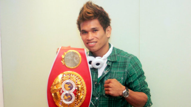 SCALED DOWN. Johnriel Casimero lost his world title on the scales after weighing more than 5 pounds over the limit. Photo from TV5 press release