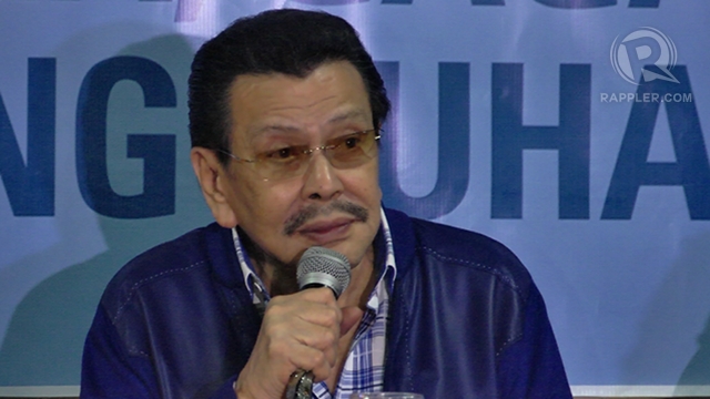 'NOT ABANDONING CLAIM.' Former President Joseph Estrada says President Aquino has not abandoned the Philippines' claim to Sabah. Unlike his senatorial candidates, he refuses to attack Aquino on the issue. 'NOT ABANDONING CLAIM.' Former President Joseph Estrada says President Aquino has not abandoned the Philippines' claim to Sabah. Unlike his senatorial candidates, he refuses to attack Aquino on the issue.