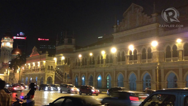 3) Merdeka Square at night