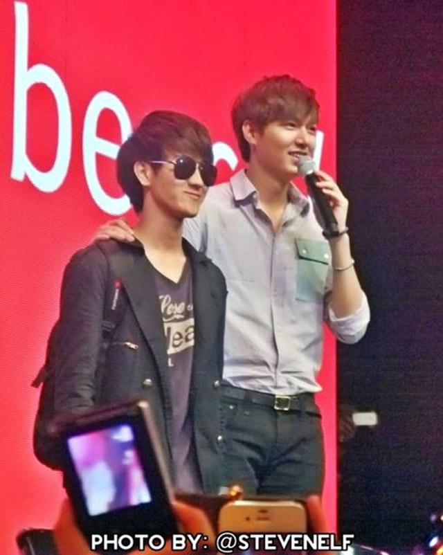 SEPARATED AT BIRTH? Kurth Othello Sadje won the 'Lee Min Ho Look-Alike' contest. His brother @exsadjj retweeted the photo of his brother and the Korean actor taken by @STEVENELF