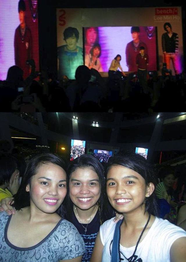TWEETED BY @GRACESAJORDA: Fans made sure they had a photo 'with' Lee Min Ho
