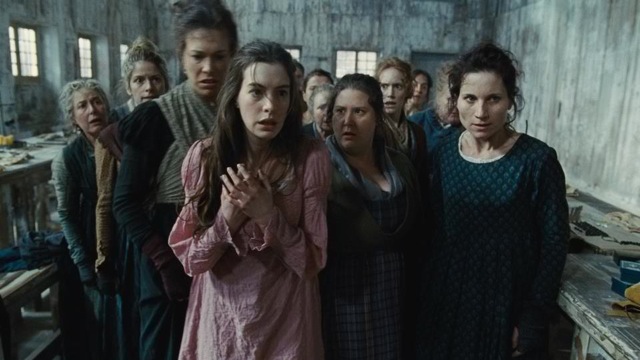 ANNE HATHAWAY. She plays Fantine in Les Miserables.