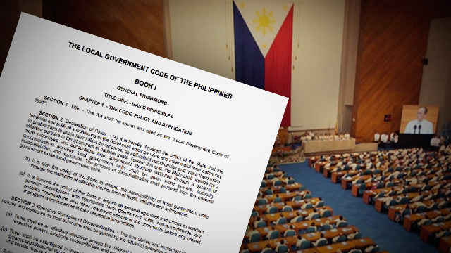 LOOKING AT CODE. The Local Government Code of the Philippines gets a review and possible amendments
