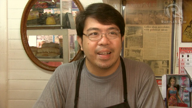 FAMILY RUN. Peter de la Cruz is the third generation owner/manager of Madge Cafe. His grandfather, Vicente, stated the cafe in 1951 originally as a halo-halo stand.
