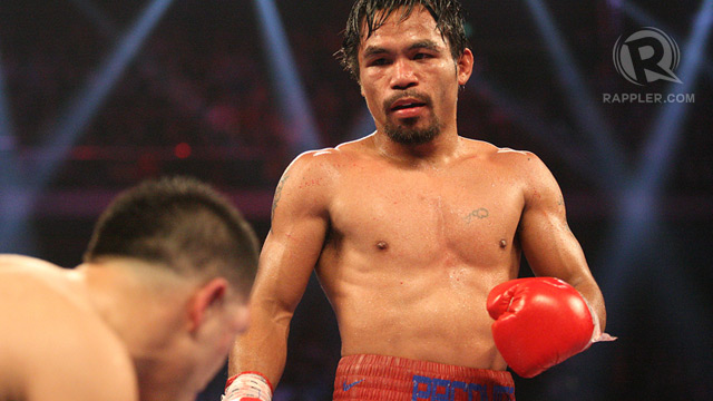 GUILTY? US TV show TMZ says they have files to prove Manny Pacquaio failed to settle his US tax obligations. File photo by Team Pacquiao/Mike Young