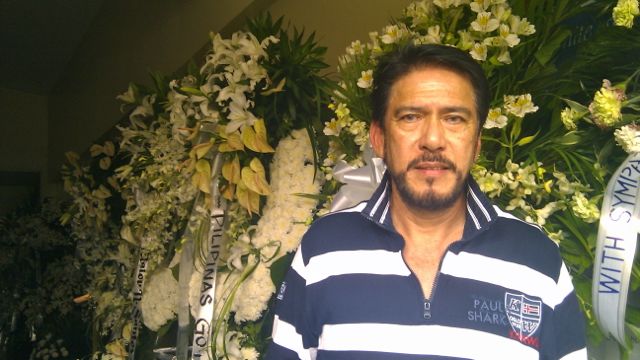 SEN. TITO SOTTO AT the wake of Marilou Diaz-Abaya