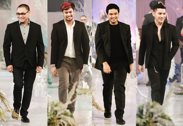 New wave designers Joel Escober, Martin Bautista, Mak Tumang and John Herrera