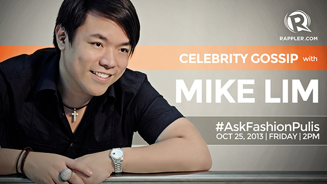 #ASKFASHIONPULIS. Rappler talks to Mike Lim LIVE in the studio. Graphic by Raffy de Guzman