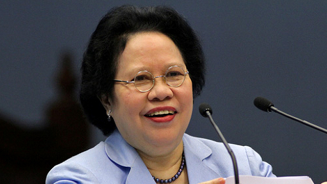 HER OWN LIST. A file photo of Sen Miriam Defensor-Santiago