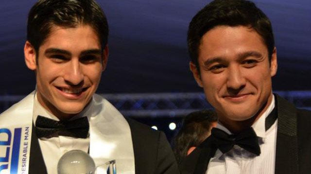 FIRST PRINCE? Andrew Wolff (right) at Mister World 2012