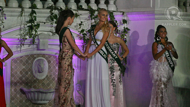 After the first two titles were announced, it boiled down to Miss Philippines and Miss Czech Republic