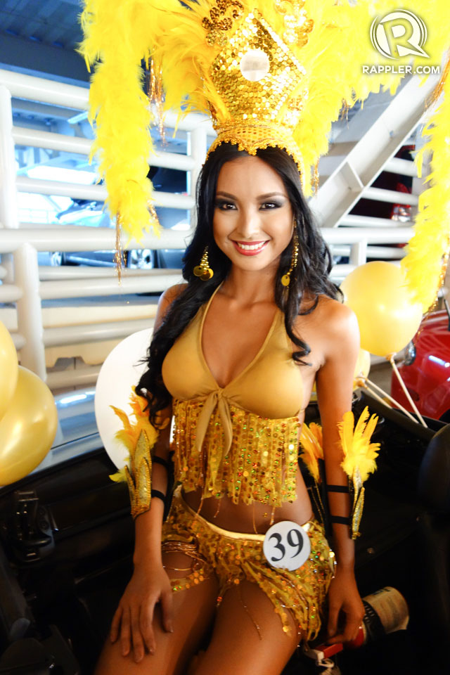 PROUD TO REPRESENT. Bb Pilipinas Supranational Mutya Johanna Datul at the Parade of Beauties last April 6 at the Araneta Center, Cubao. Photo by Edric Chen