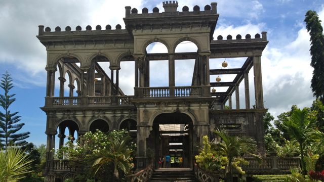 ANOTHER VIEW OF THE haunting framework of a mansion