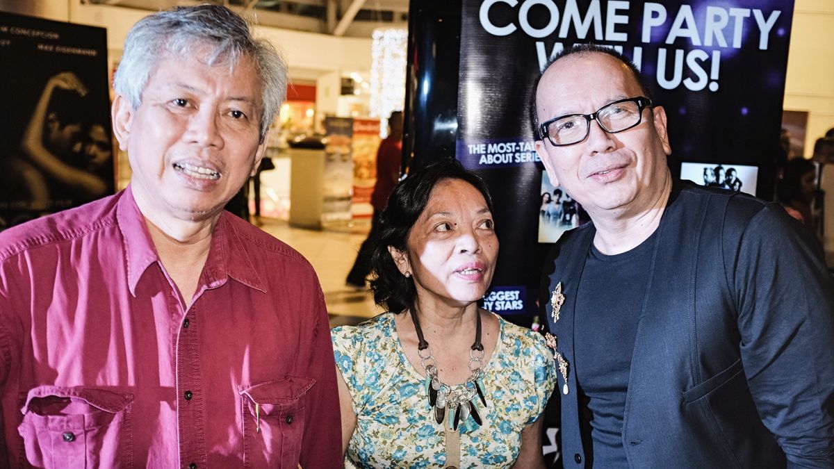 Pete Lacaba, Mara Lanot and Jose Javier Reyes