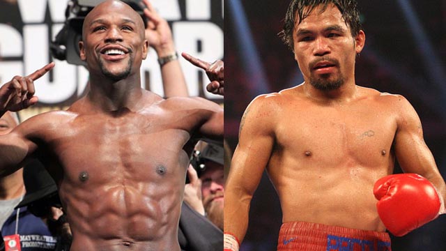 FINALLY? Reports are saying that an announcement to match the two most decorated fighters of this generation is near. File photos by Showtime Boxing and Team Pacquiao/Mike Young